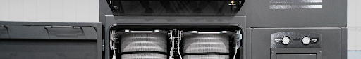 lift rail system simplifies filter replacement