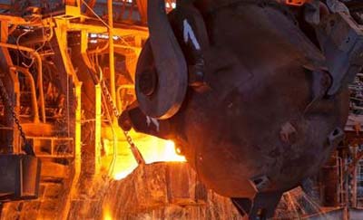 Steel manufacturing plant
